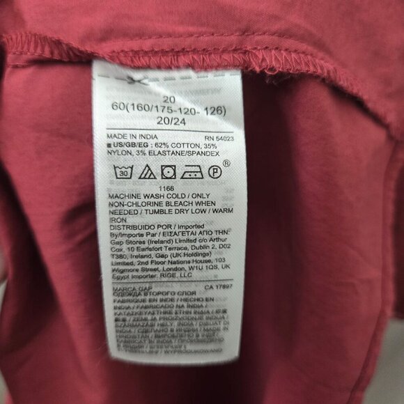 Gap Cami Tiered Dress Womens Size 20 Red Clay Boho Cottagecore Spaghetti Straps - Picture 10 of 12